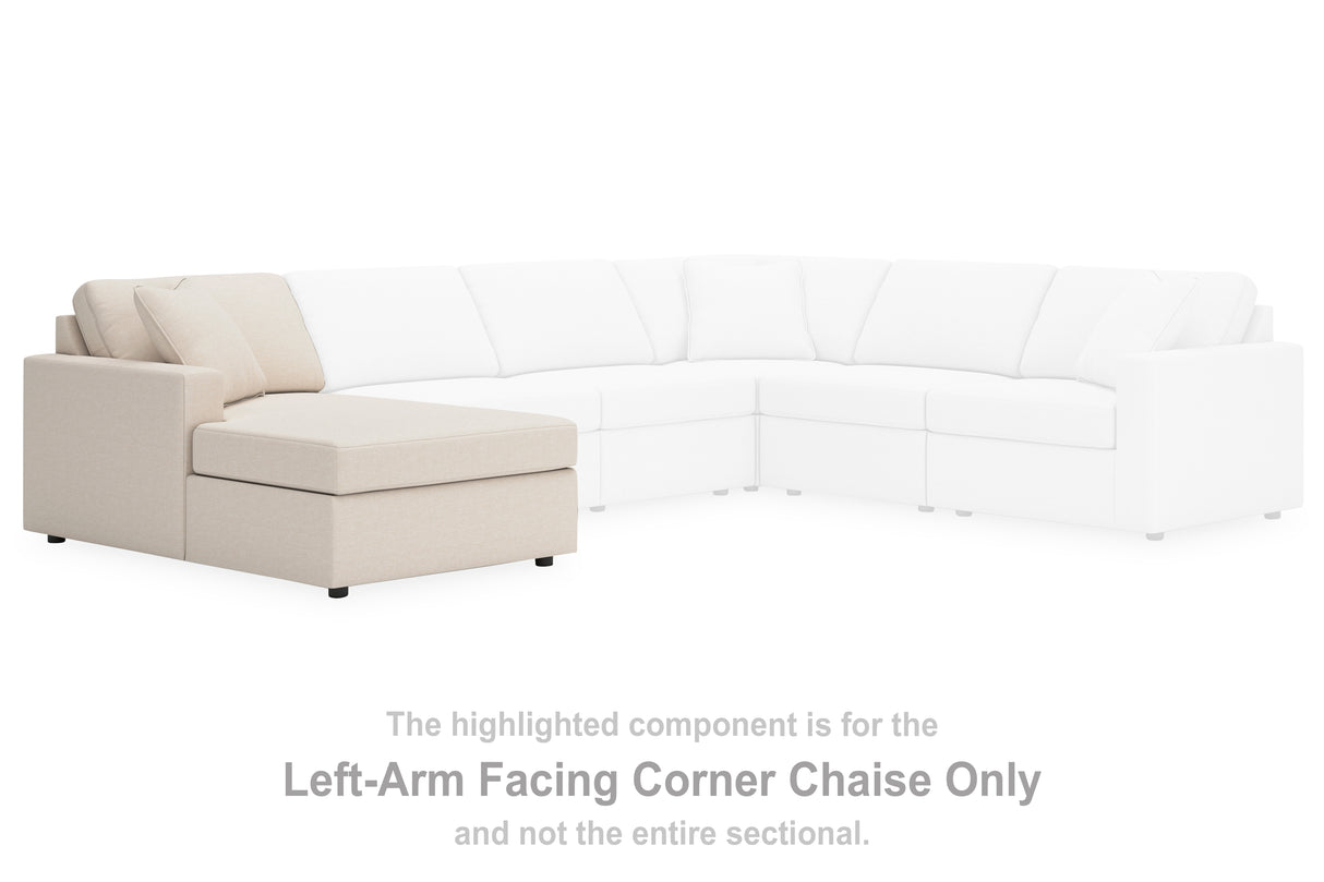 Modmax Oyster 5-Piece Double Chaise with Audio Consoles from Ashley Furniture - Luna Furniture