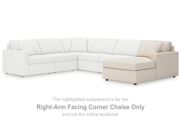 Modmax Oyster Right-Arm Facing Corner Chaise