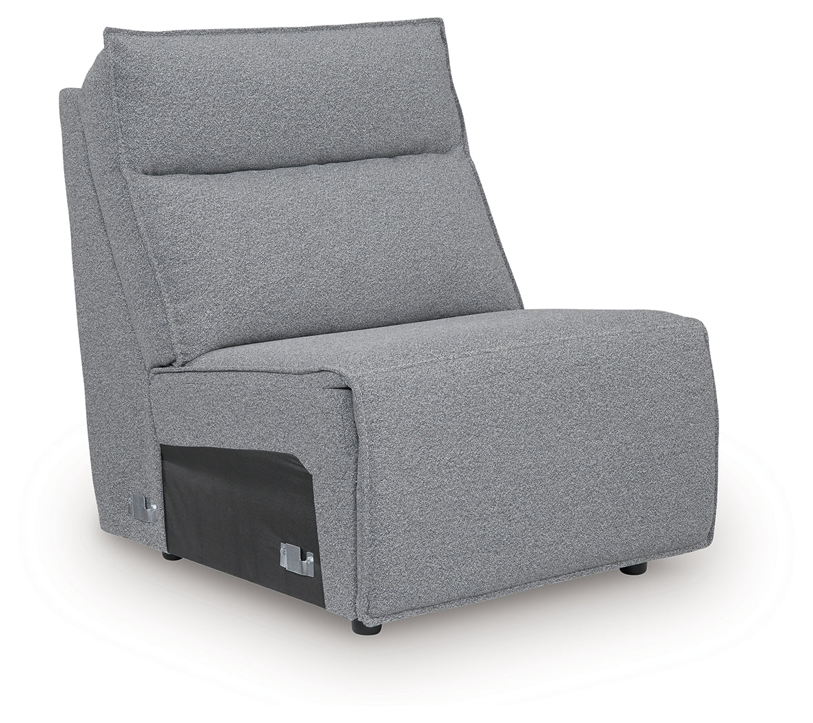 Modmax Salt and Pepper Armless Chair from Ashley - Luna Furniture