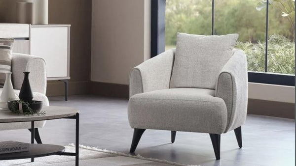 Mona Niva Beige Accent Chair