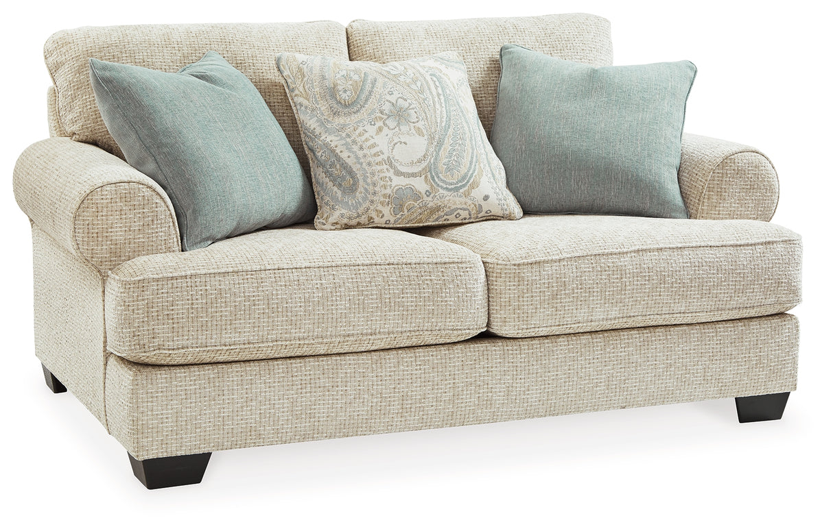 Monaghan Sandstone Sofa and Loveseat from Ashley - Luna Furniture