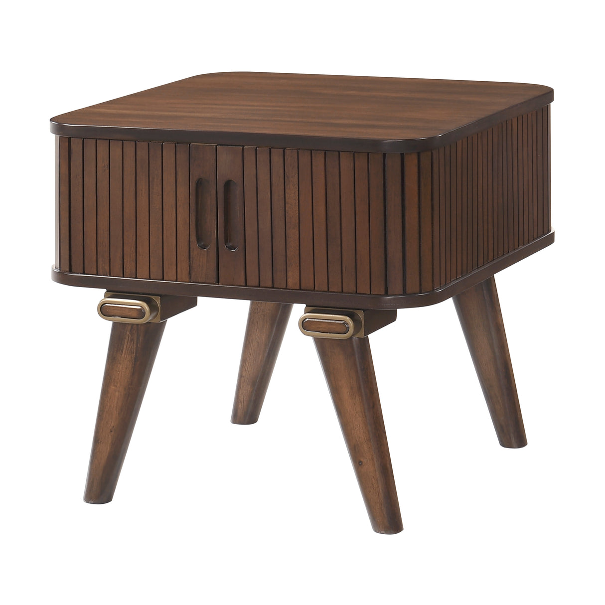 Monroe Walnut End Table from Homelegance - Luna Furniture