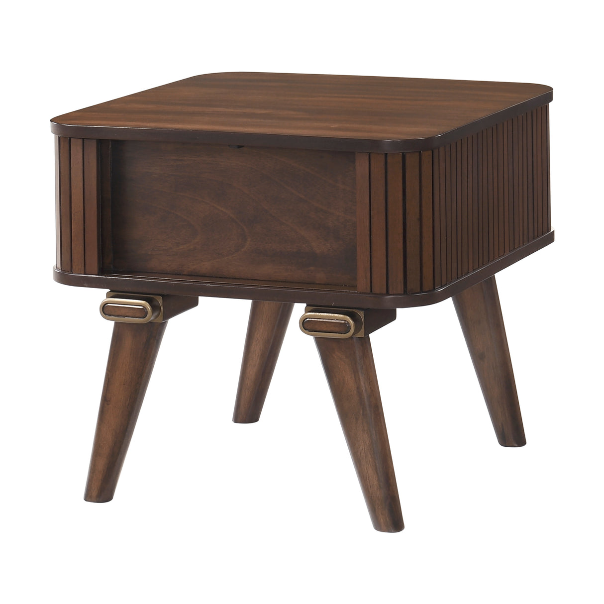 Monroe Walnut End Table from Homelegance - Luna Furniture