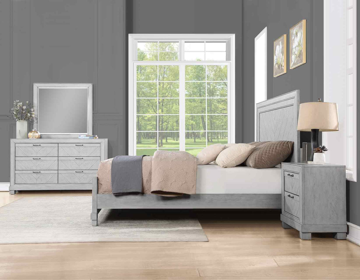 Montana Matte Gray Bedroom Set from Steve Silver - Luna Furniture