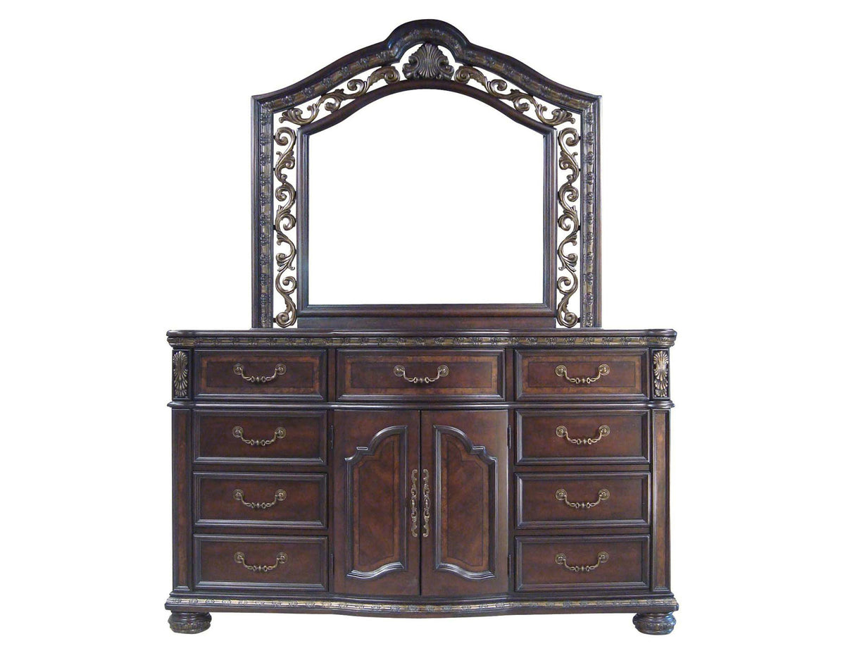 Monte Carlo Cherry Poster Bedroom Set from Steve Silver - Luna Furniture