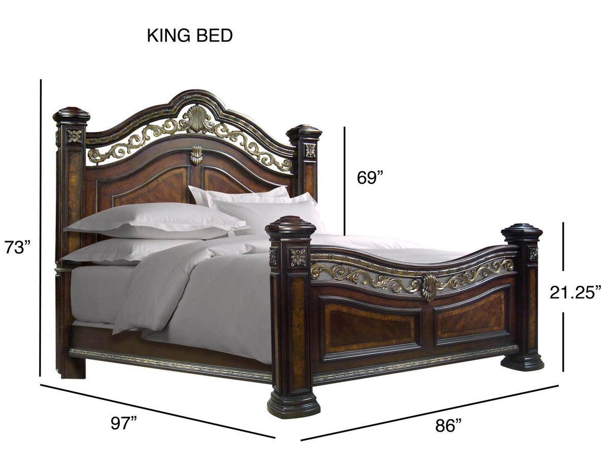 Monte Carlo King Bed from Steve Silver - Luna Furniture