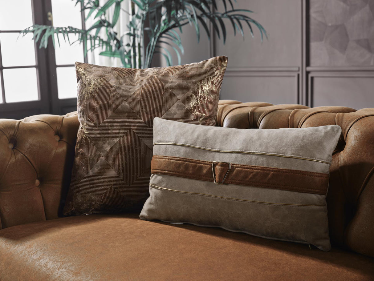 Montego Dark Brick Sleeper Sofa from Bellona - Luna Furniture