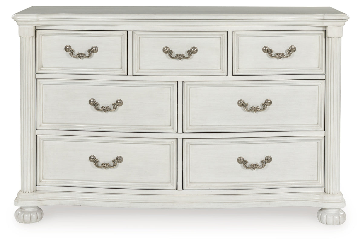 Montelaine Antique White Dresser from Ashley Furniture - Luna Furniture