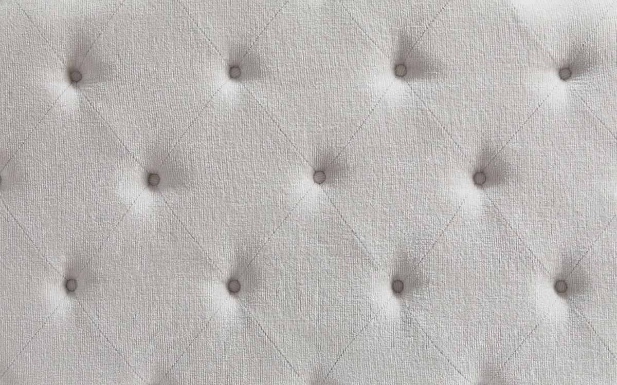 Montelaine Antique White King Upholstered Panel Bed from Ashley - Luna Furniture