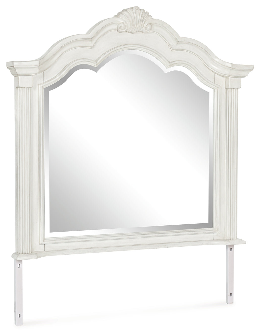 Montelaine Antique White Upholstered Panel Bedroom Set from Ashley - Luna Furniture
