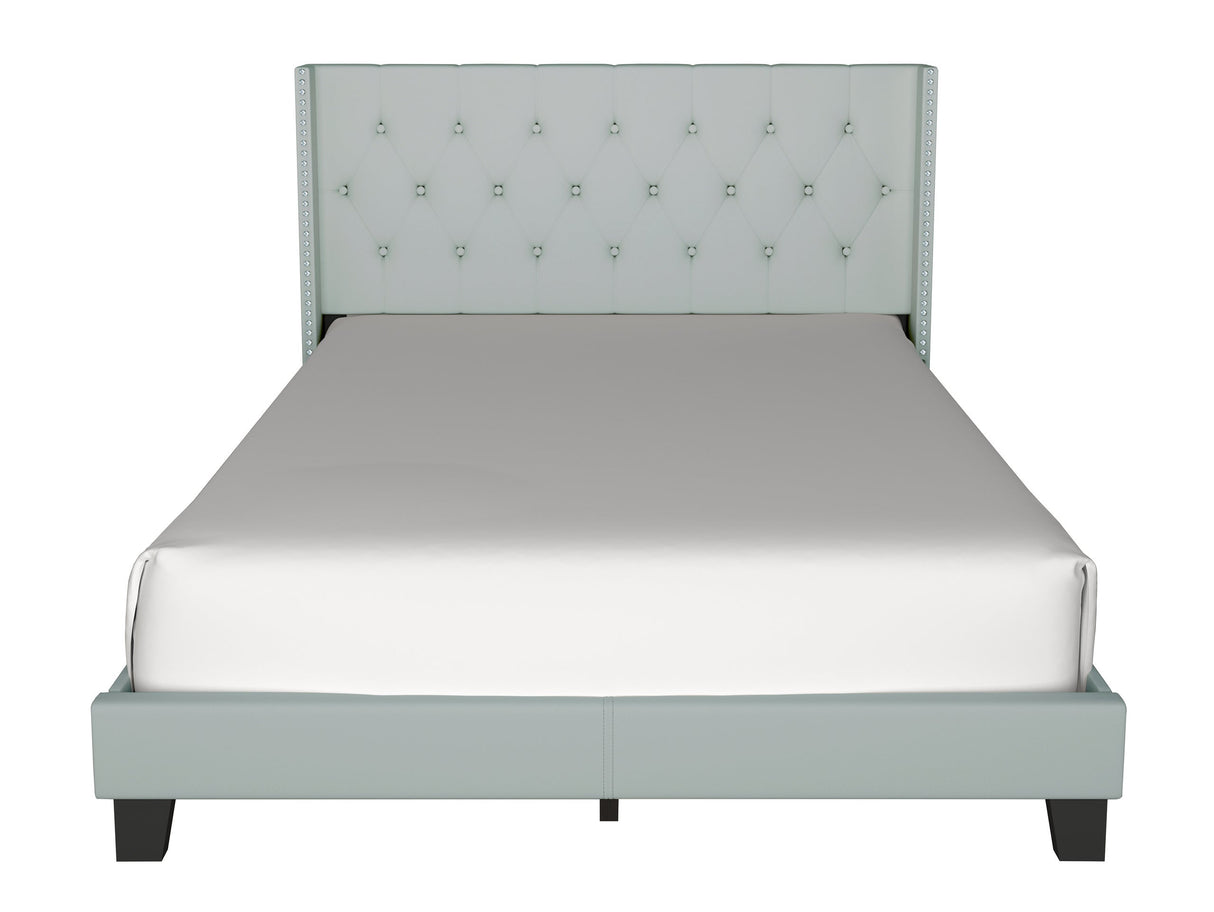Moonstar Grayish Blue King Platform Bed from Happy Homes - Luna Furniture