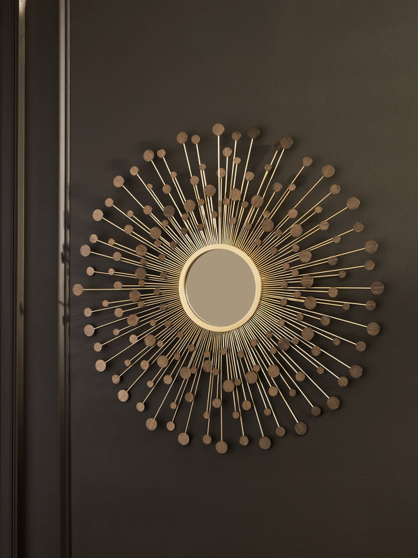 Morwenna Bronze/Gold Finish Accent Mirror