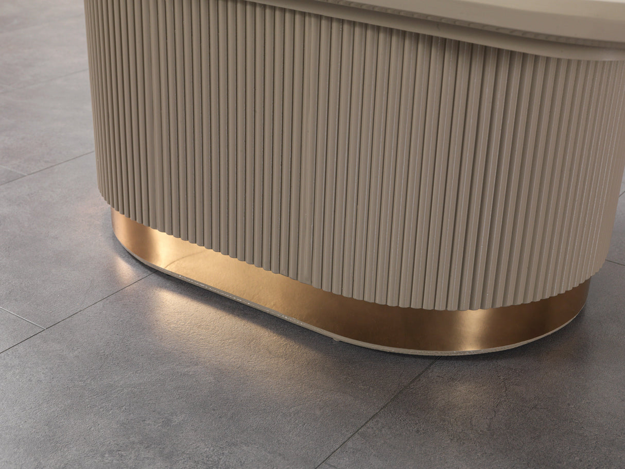 Milena Taupe Coffee Table from Nova Furniture - Luna Furniture