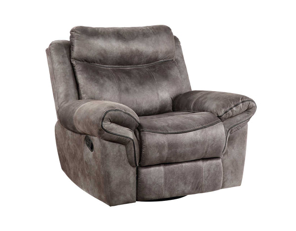 Nashville Gray Swivel Glider Recliner