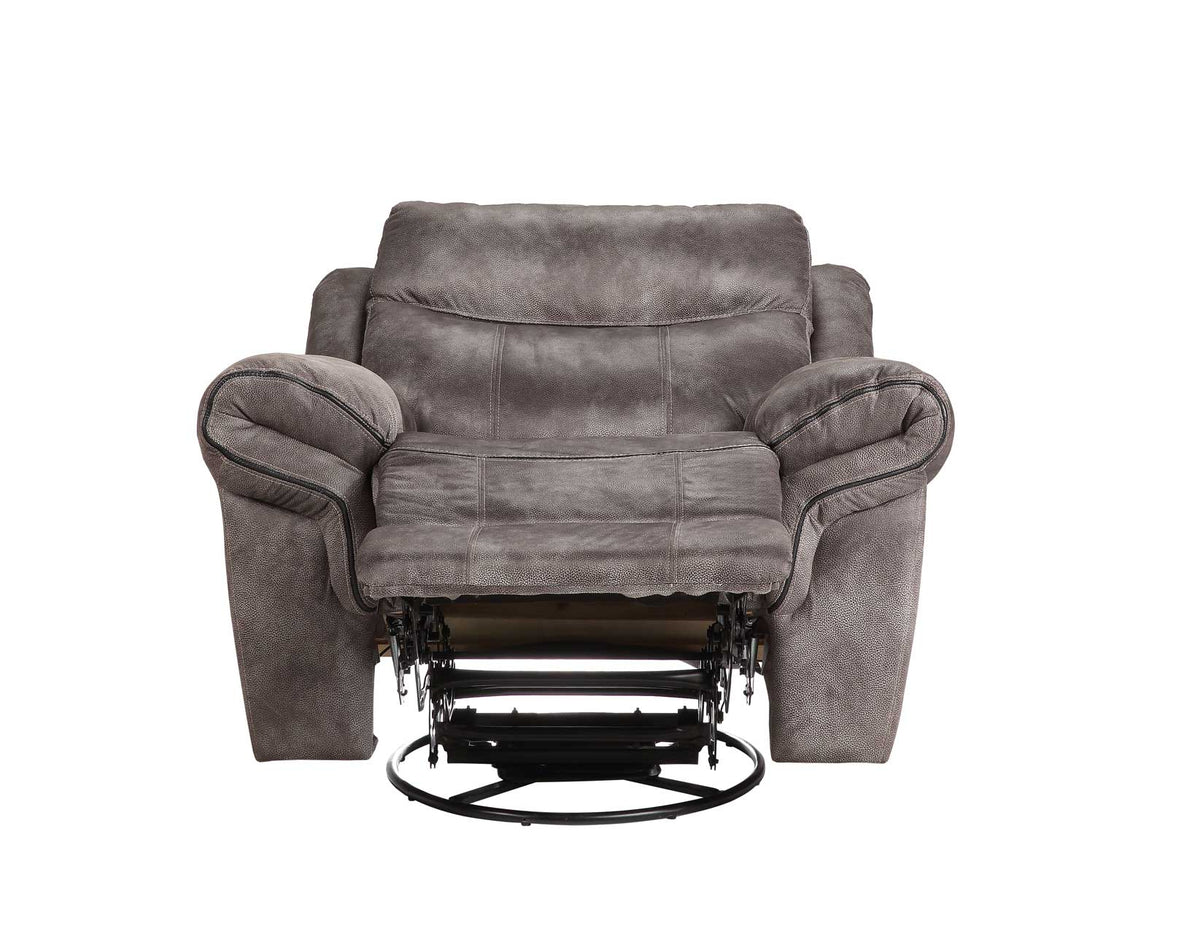 Nashville Gray Swivel Glider Recliner from Steve Silver - Luna Furniture