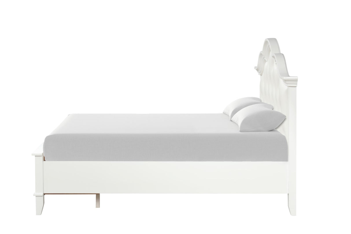 Naucalpan White Traditional Bedroom Set from Furniture of America - Luna Furniture