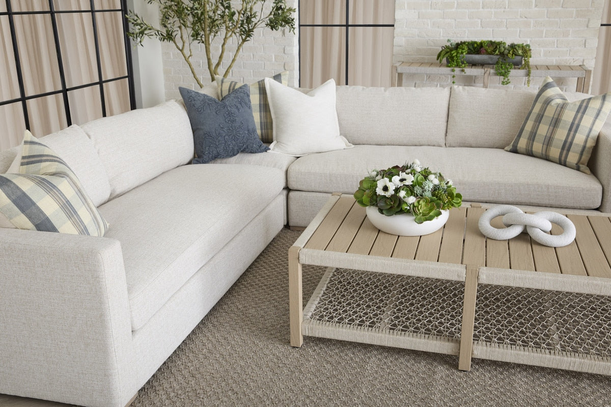 Newport Outdoor Modular Corner Chair from Essentials For Living - Luna Furniture