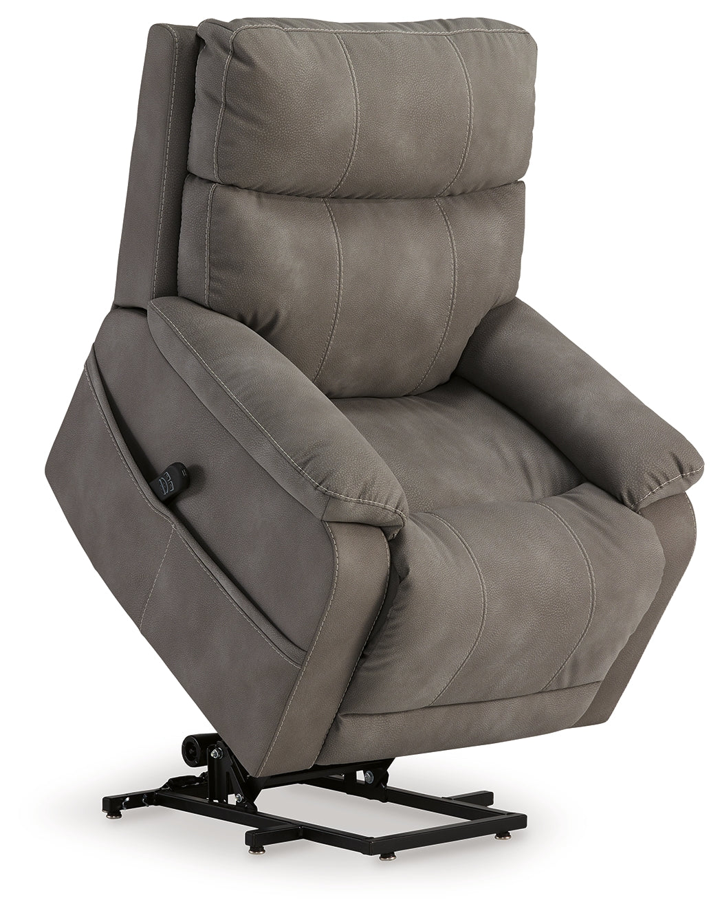 Next-Gen Durapella Slate Power Lift Recliner from Ashley Furniture - Luna Furniture