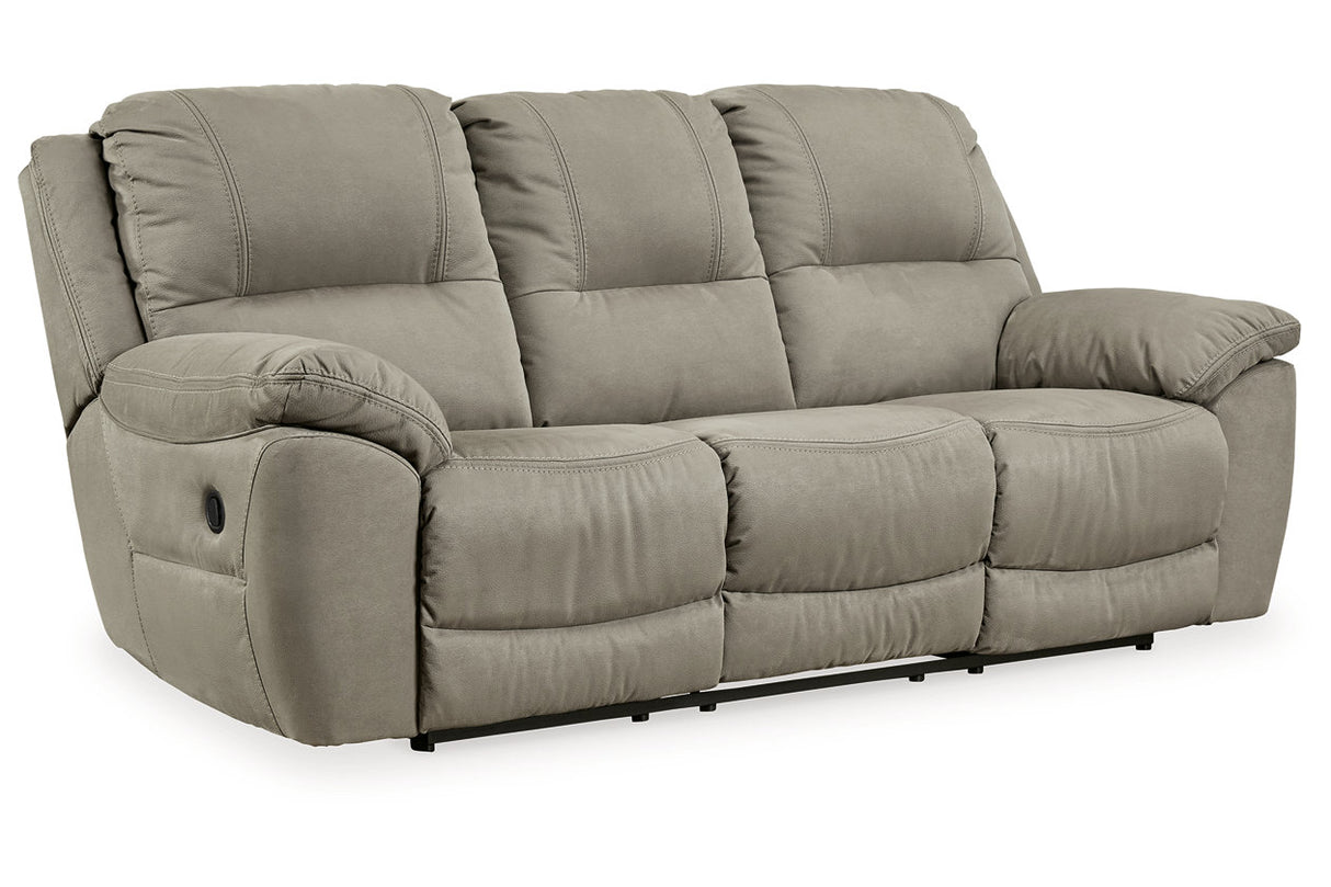 Next-Gen Gaucho Putty Power Reclining Sofa and Loveseat from Ashley Furniture - Luna Furniture