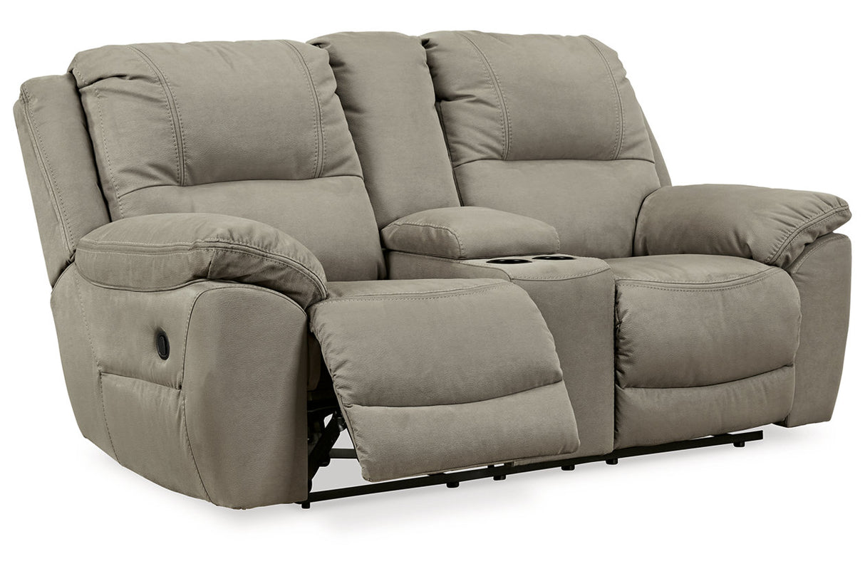 Next-Gen Gaucho Putty Power Reclining Sofa and Loveseat from Ashley Furniture - Luna Furniture