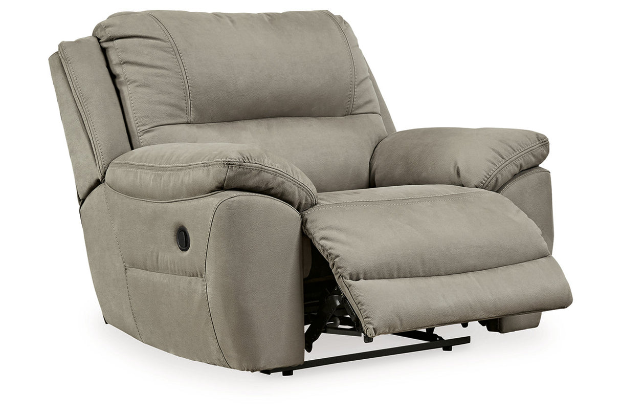 Next-Gen Gaucho Putty Power Reclining Sofa and Loveseat from Ashley Furniture - Luna Furniture