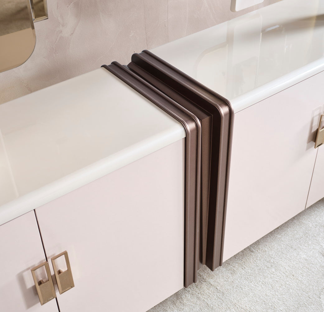 Nirvana Consol With Mirror from Furnia - Luna Furniture