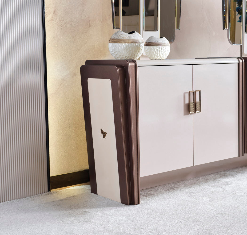 Nirvana Consol With Mirror from Furnia - Luna Furniture