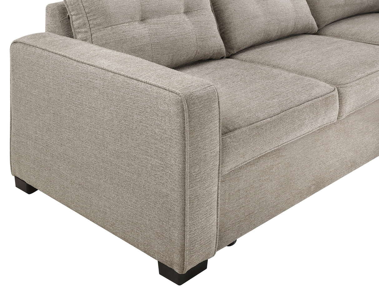 Noah Flippable, Convertible Storage Sleeper Chofa, Tan from Steve Silver - Luna Furniture