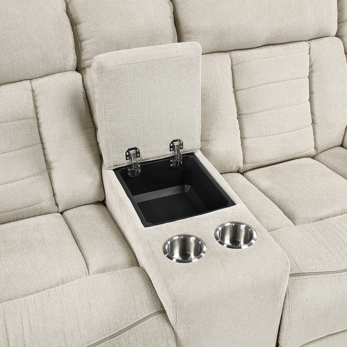 Nutmeg Beige Double Reclining Living Room Set from Homelegance - Luna Furniture