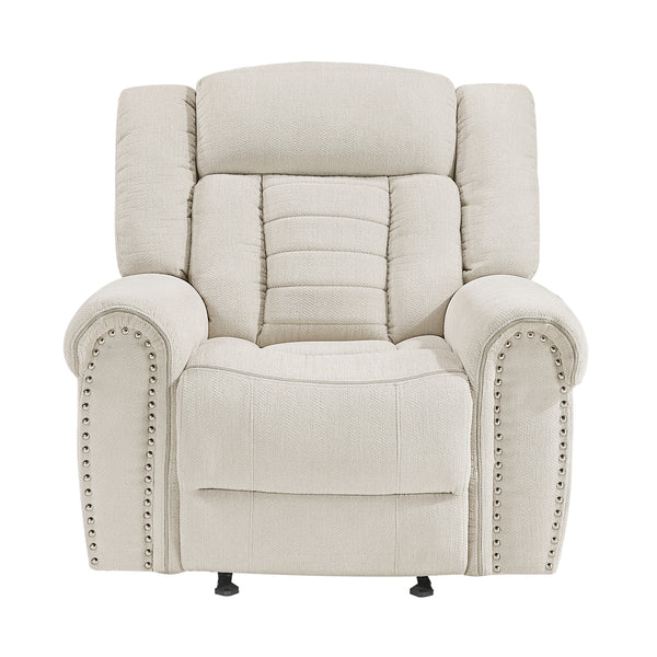 Nutmeg Beige Glider Reclining Chair