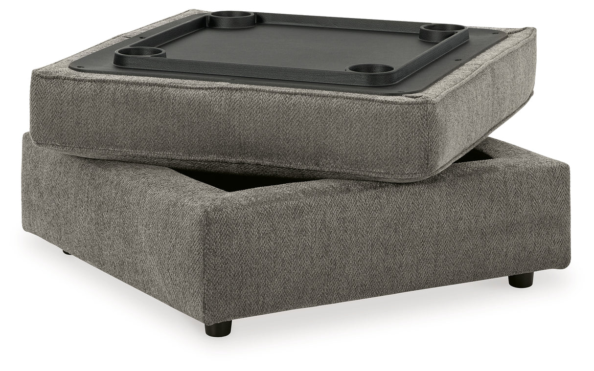 O'Phannon Putty 2-Piece Sectional with Ottoman from Ashley - Luna Furniture