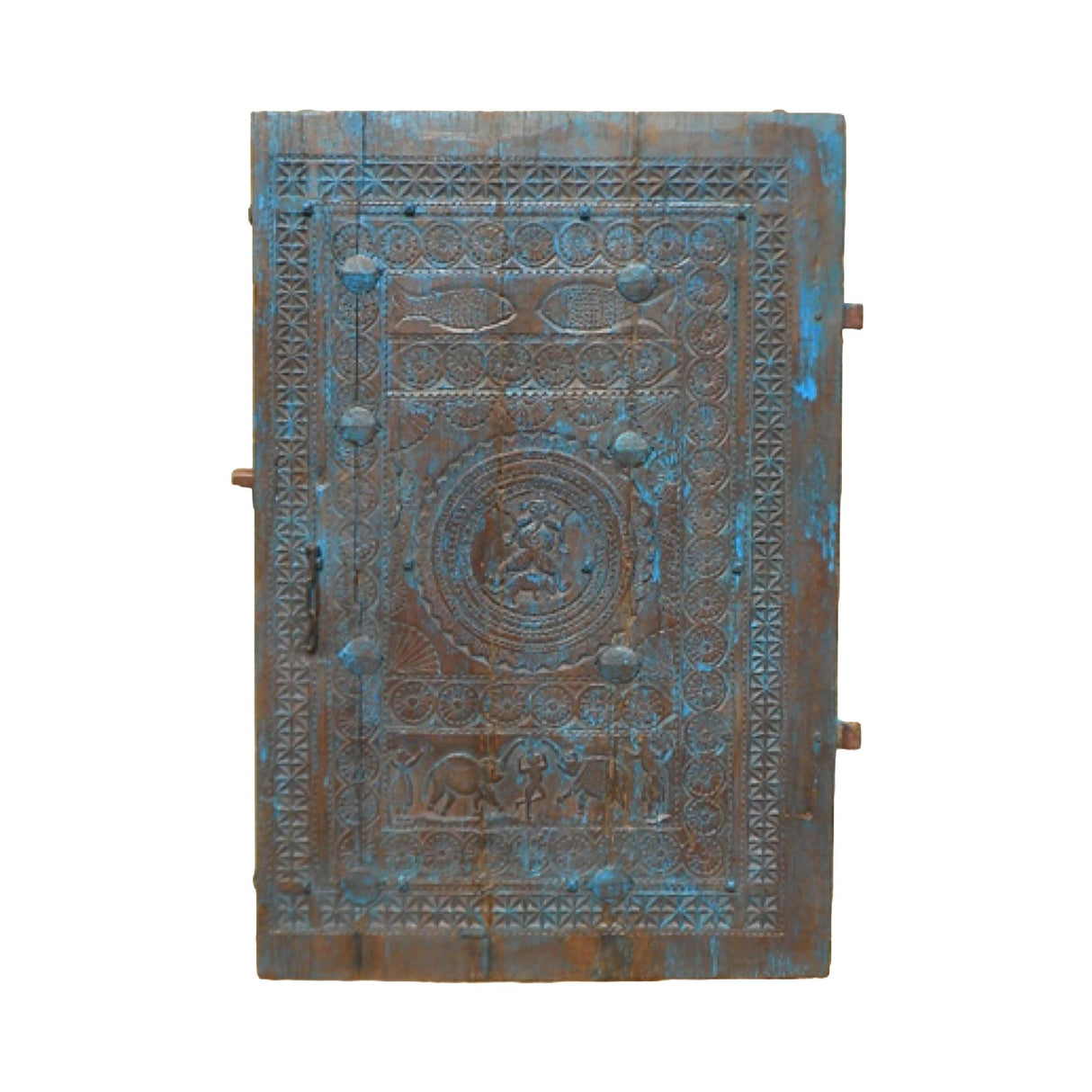 Wooden Door Panel With Carved Detailing