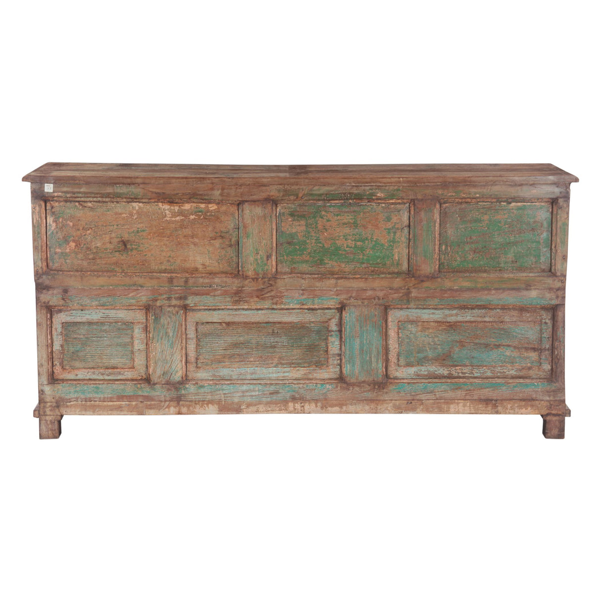 Large Wood Sideboard Crafted from Four Vintage Doors