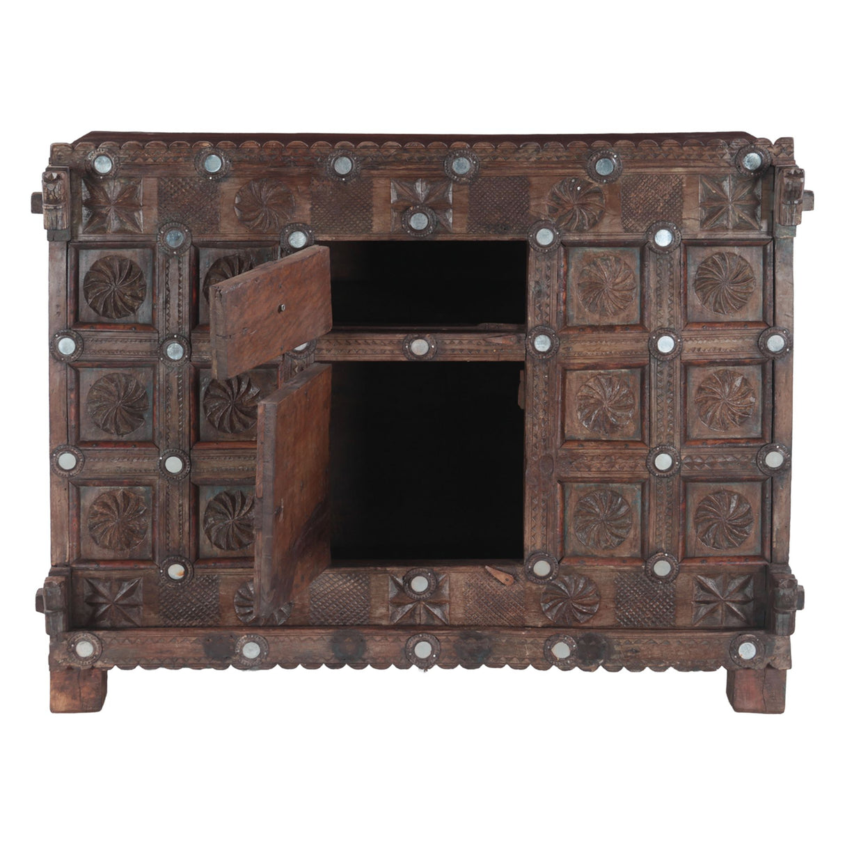 Finely Carved Manjush Cabinet