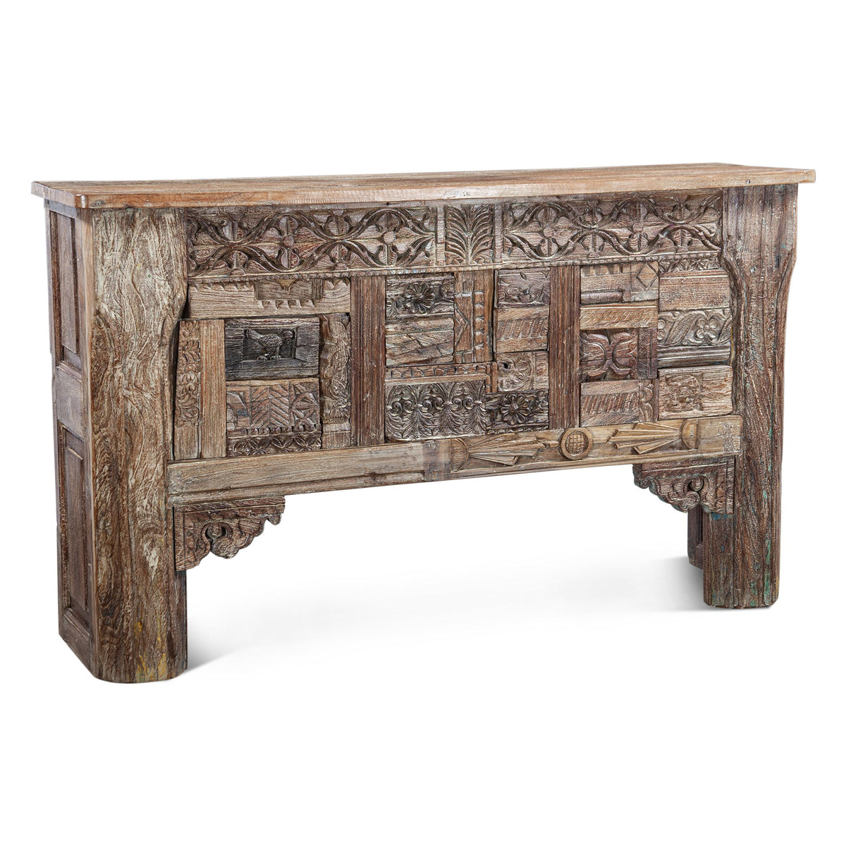 Large Carved Wooden Console Table from Home Trends & Design - Luna Furniture