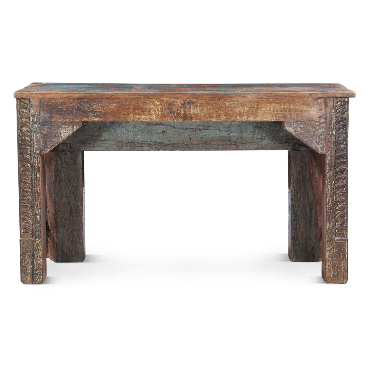 Finely Carved Wood Console Table from Home Trends & Design - Luna Furniture