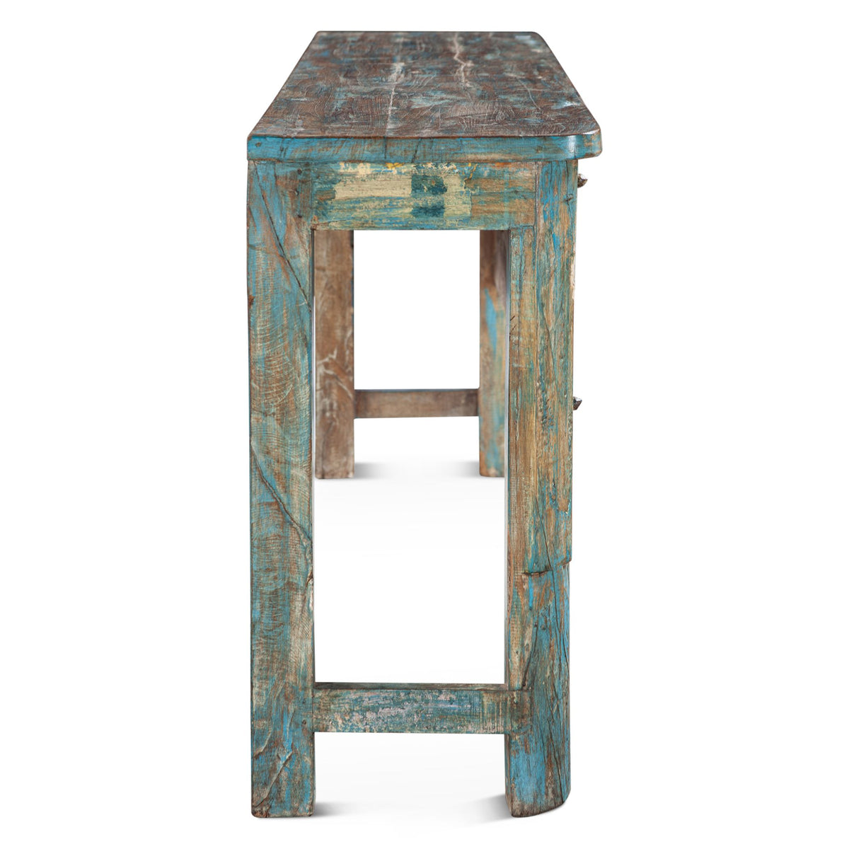 Hand Carved Reclaimed Door Console Table from Home Trends & Design - Luna Furniture
