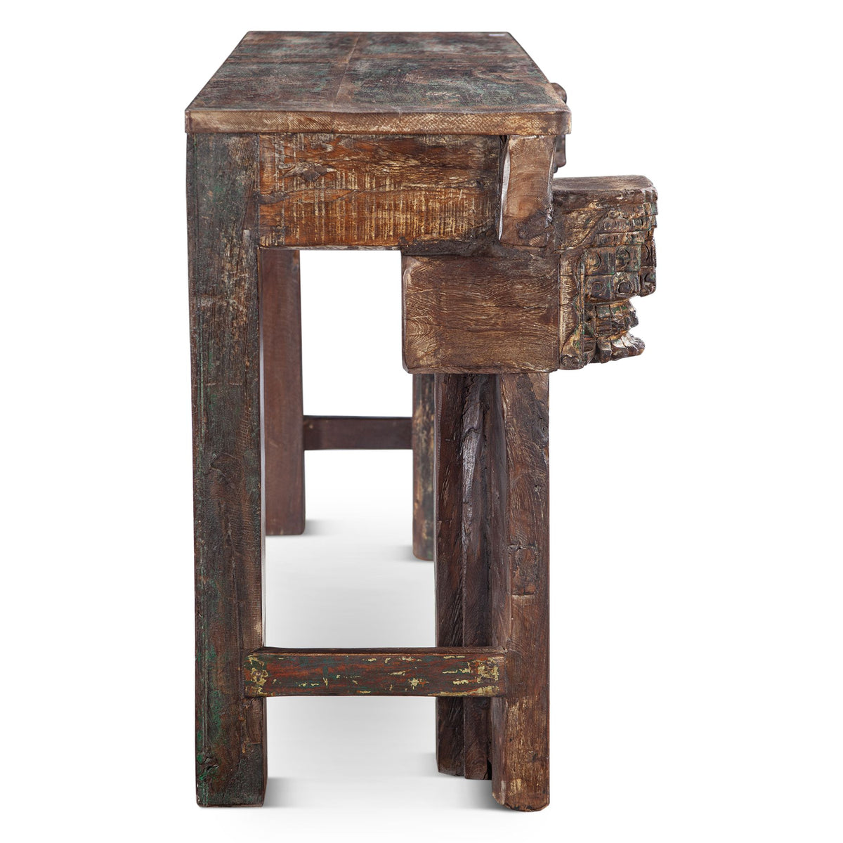 Finely Carved Wood Console Table from Home Trends & Design - Luna Furniture