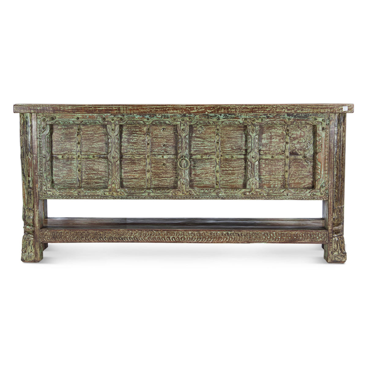 Reclaimed Door Console Table with Bottom Shelf from Home Trends & Design - Luna Furniture