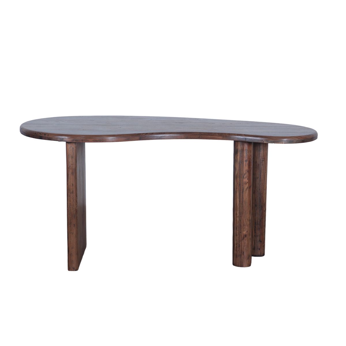 Kidney Shaped Wood Writing Desk from Home Trends & Design - Luna Furniture