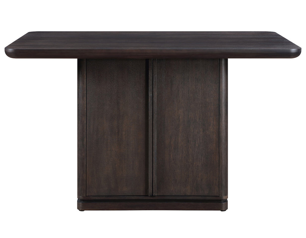 Oakley Charcoal Brown 5-Piece Counter Height Set from Steve Silver - Luna Furniture