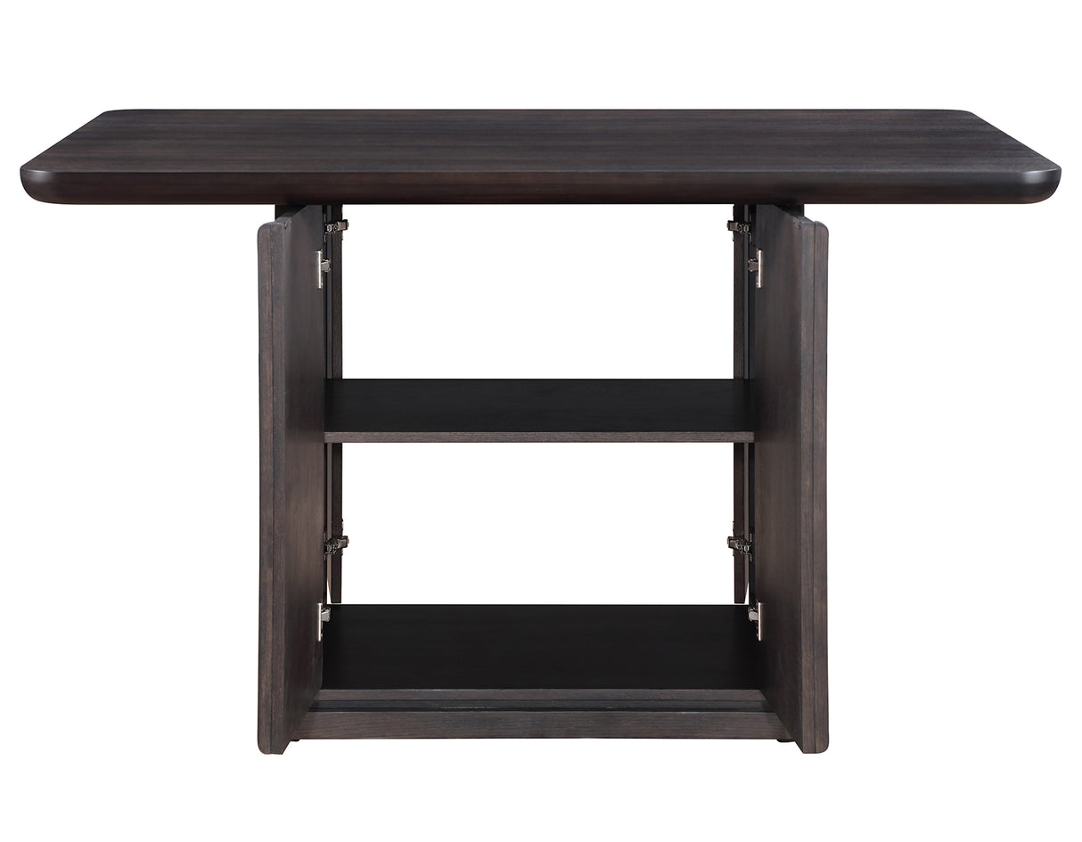 Oakley Charcoal Brown 5-Piece Counter Height Set from Steve Silver - Luna Furniture