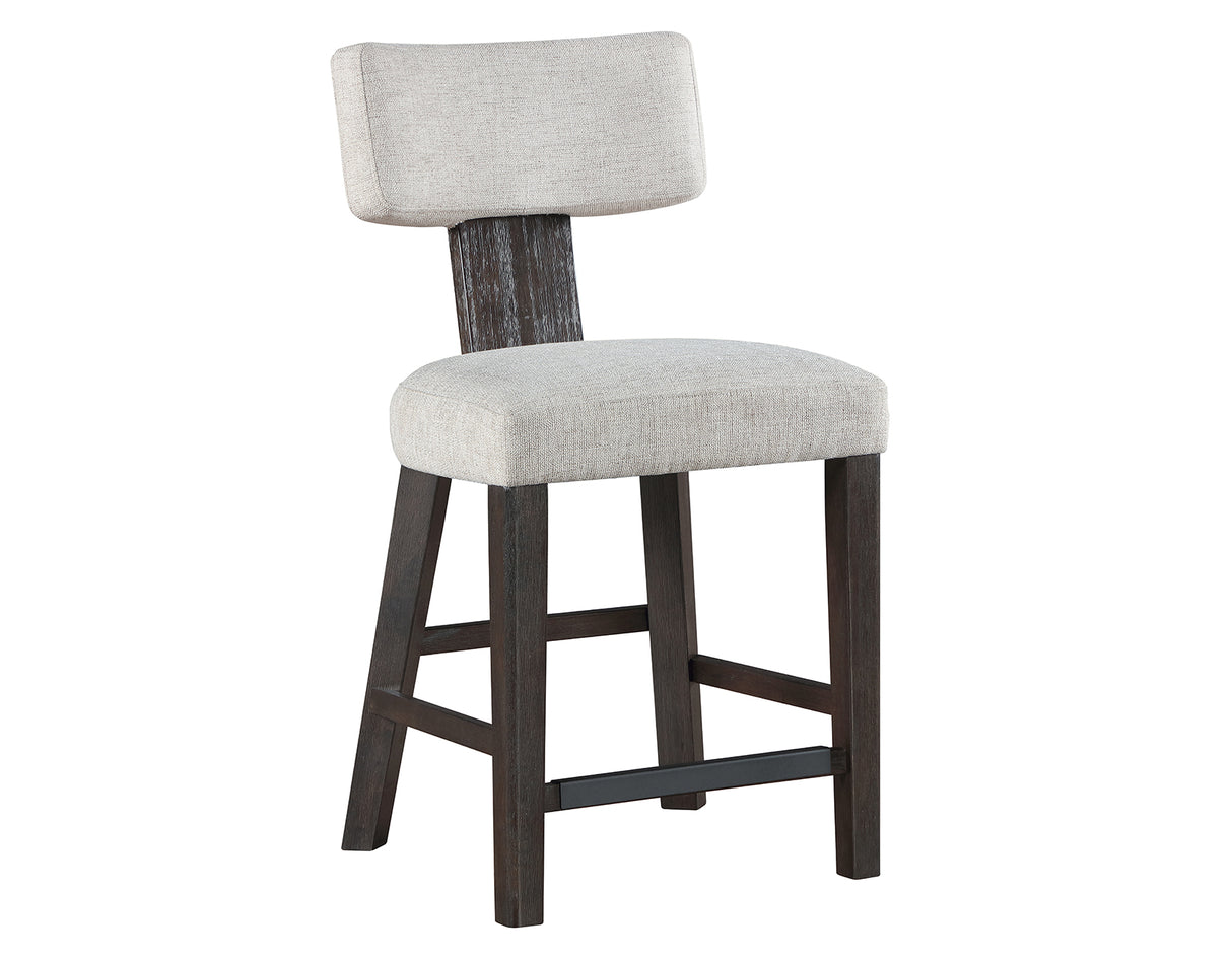 Oakley Charcoal Brown Counter Height Chair, Set of 2 from Steve Silver - Luna Furniture