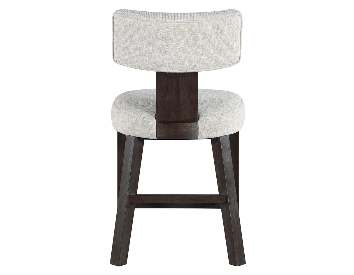 Oakley Charcoal Brown Counter Height Chair, Set of 2 from Steve Silver - Luna Furniture