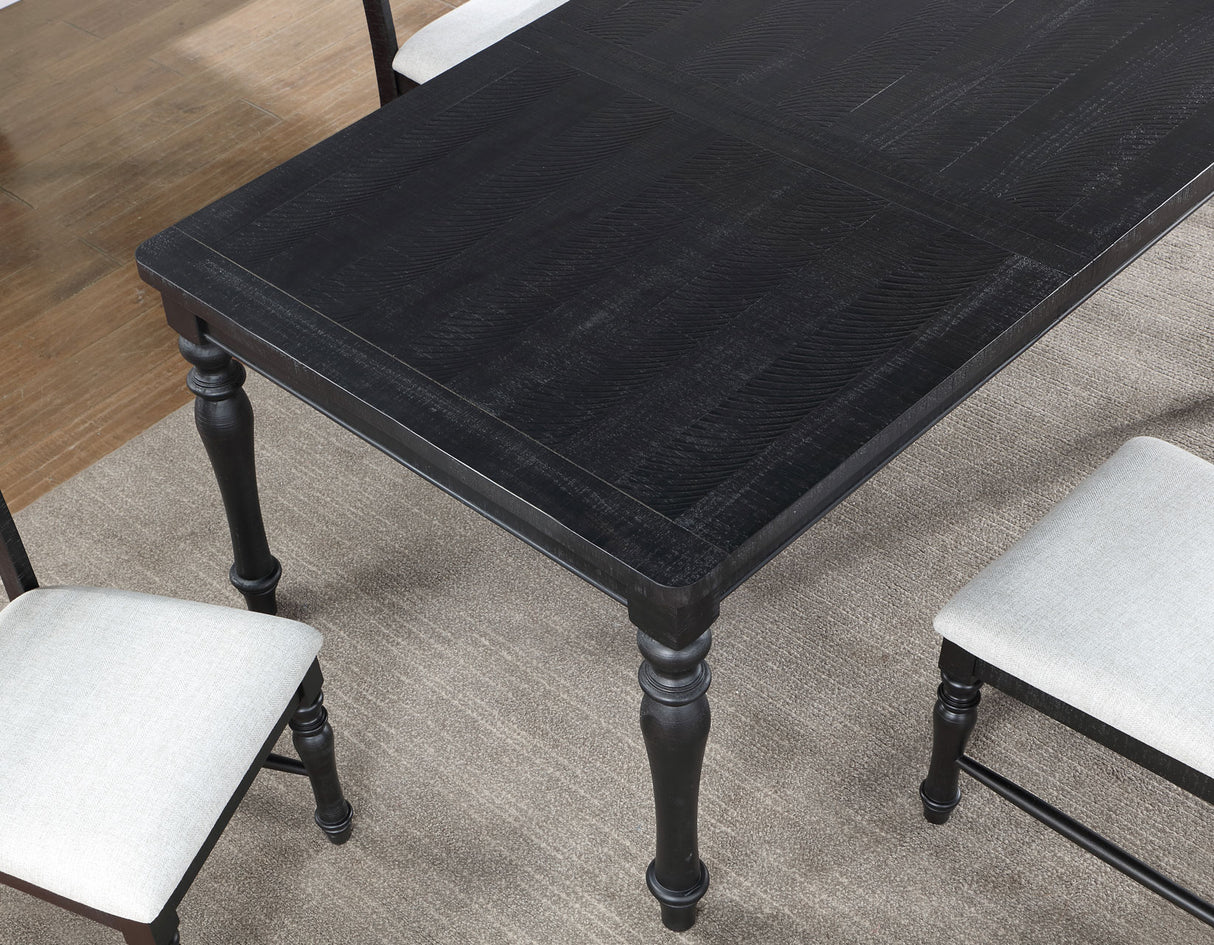 Odessa Black Dining Room Set from Steve Silver - Luna Furniture