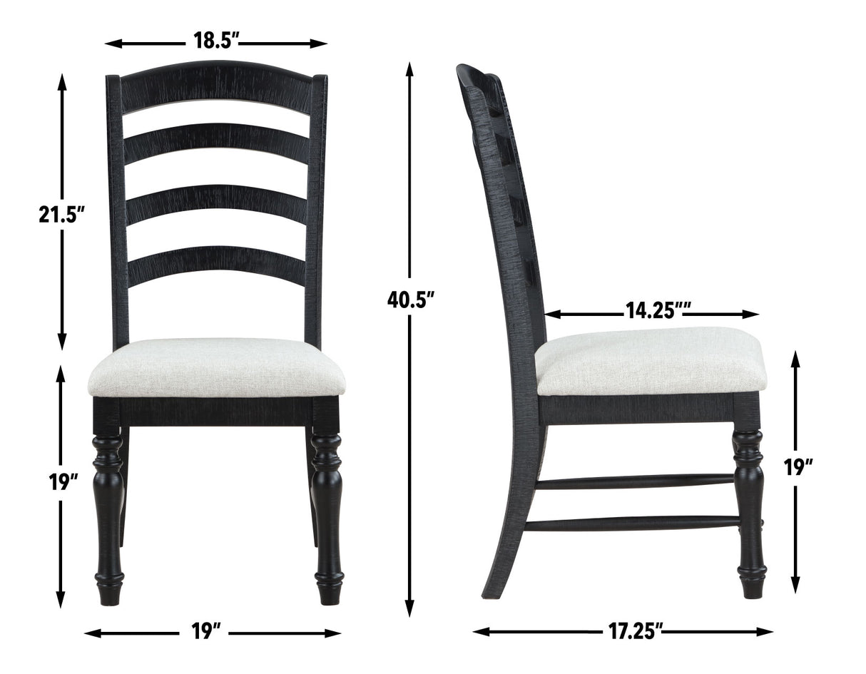 Odessa Black Dining Room Set from Steve Silver - Luna Furniture