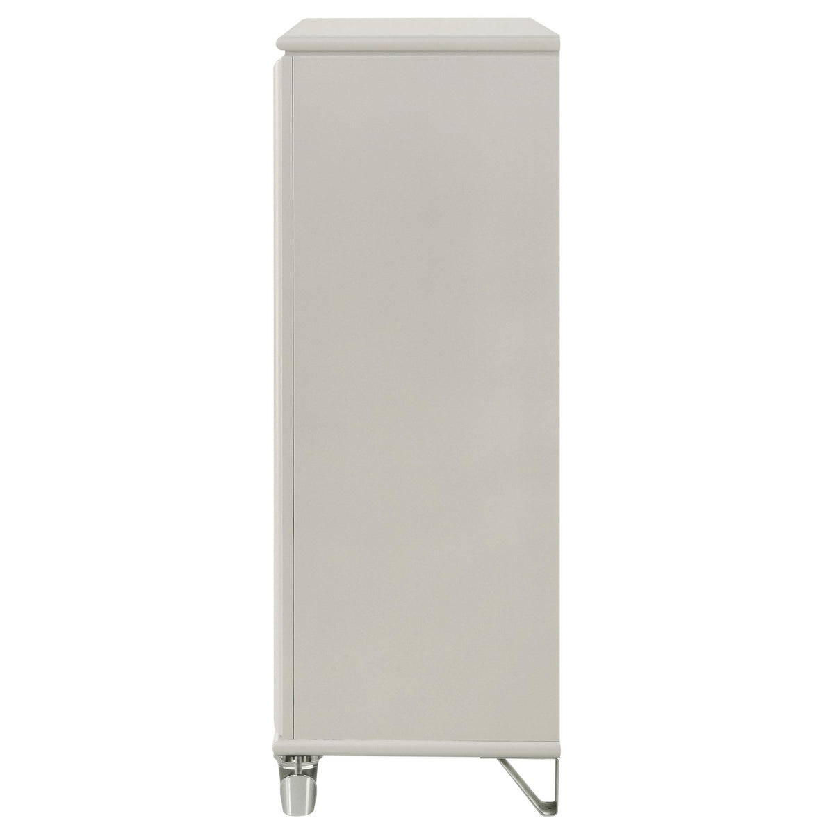 Olivia Pearl White 5-Drawer Bedroom Chest from Coaster - Luna Furniture