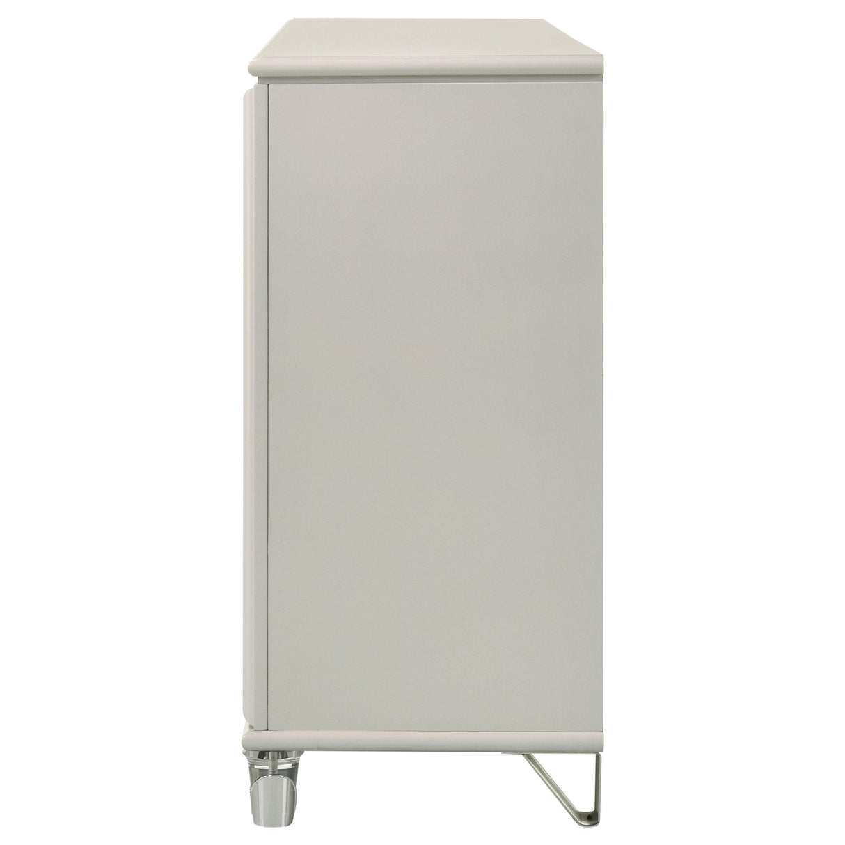 Olivia Pearl White 6-Drawer Dresser from Coaster - Luna Furniture