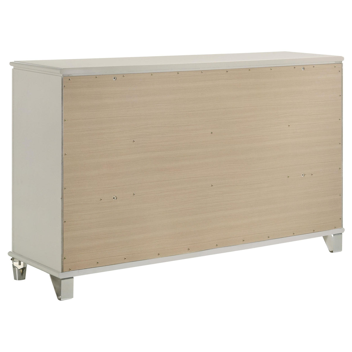 Olivia Pearl White 6-Drawer Dresser from Coaster - Luna Furniture