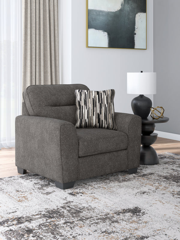 Olten Graphite Oversized Chair